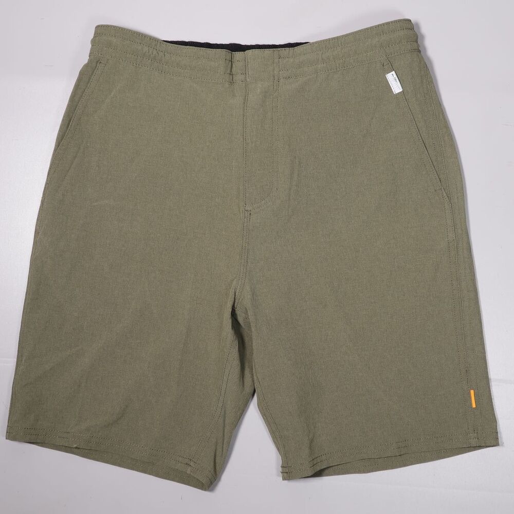Quiksilver Waterman Dryflight Hybrid Shorts Green Stretch Mens Medium x 9"